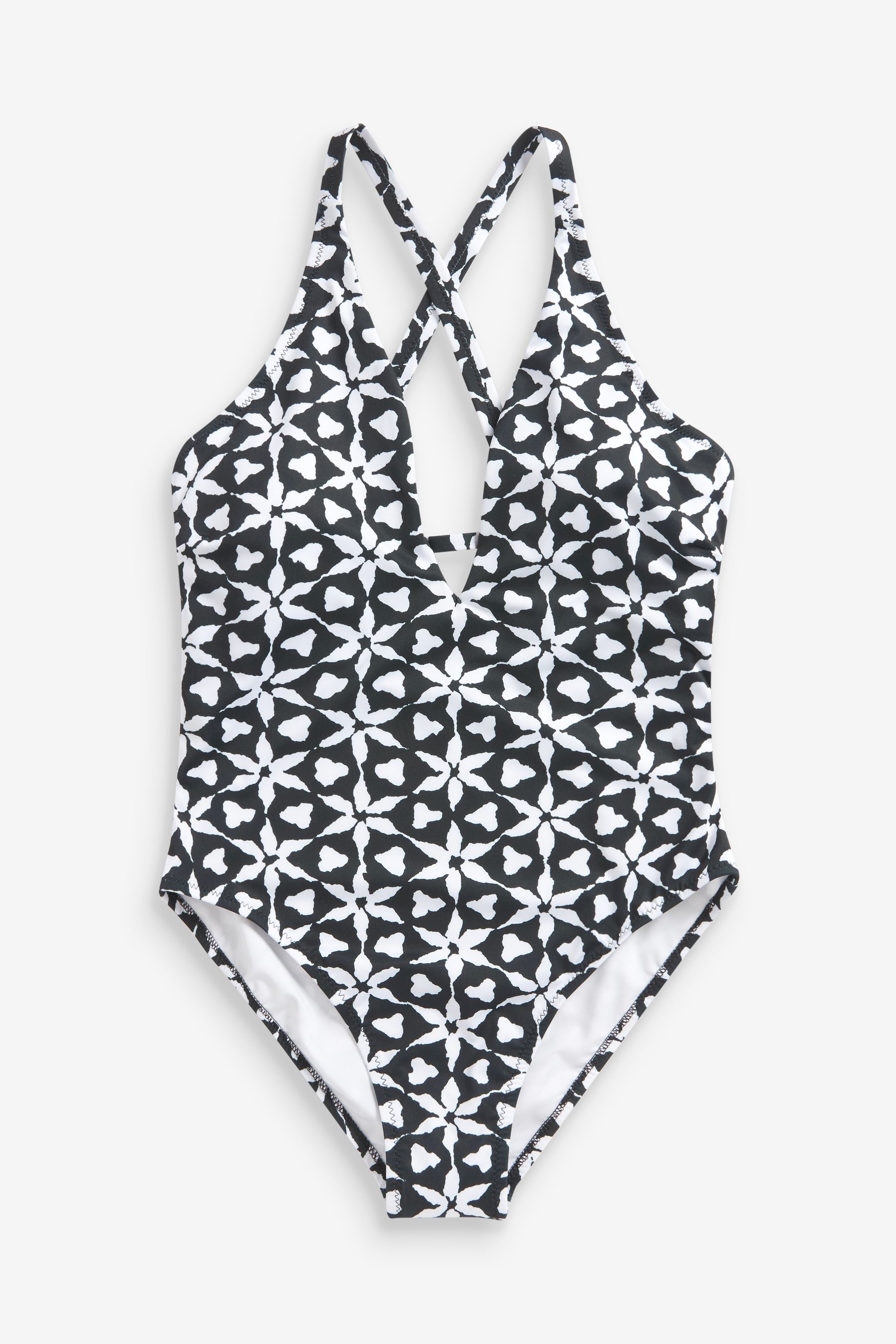 Cut-Out Plunge Swimsuit