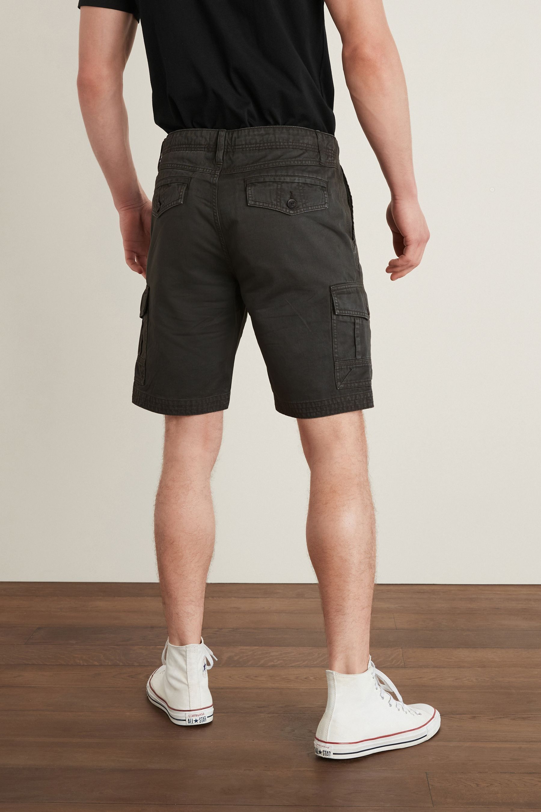 Premium Laundered Cargo Shorts Regular Length