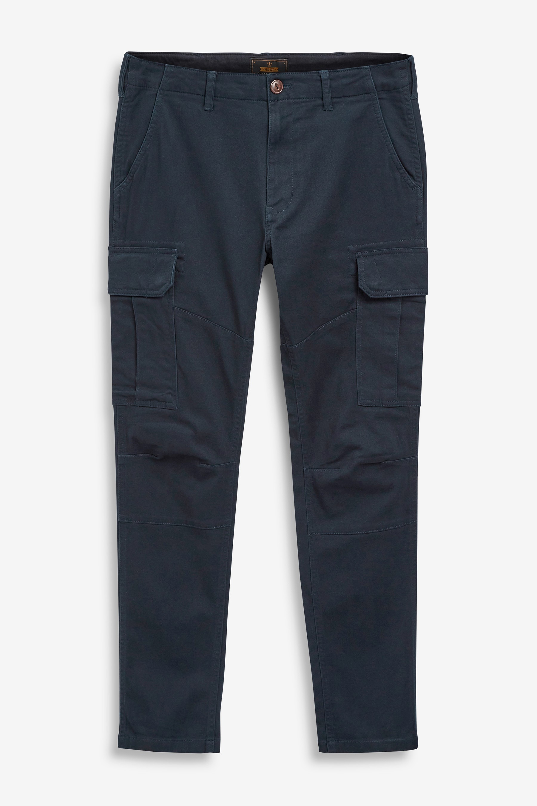 Cotton Stretch Cargo Trousers Slim Fit