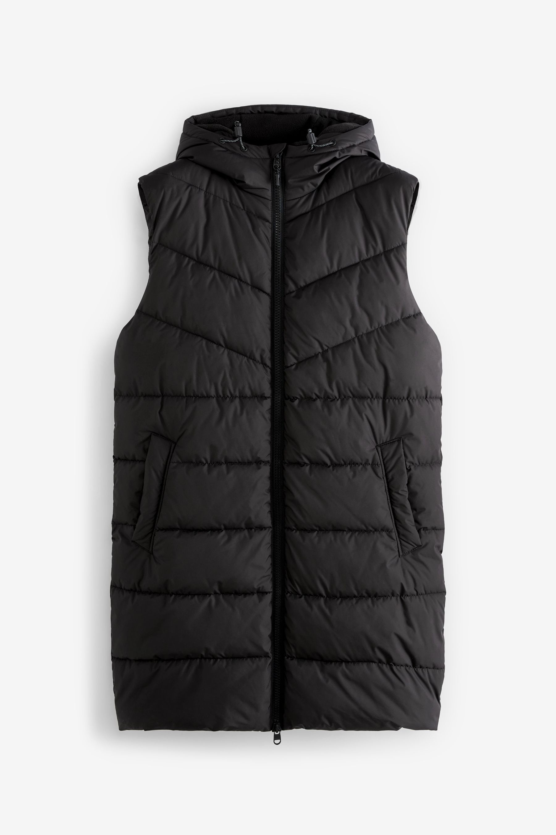 Shower Resistant Longline Puffer Gilet