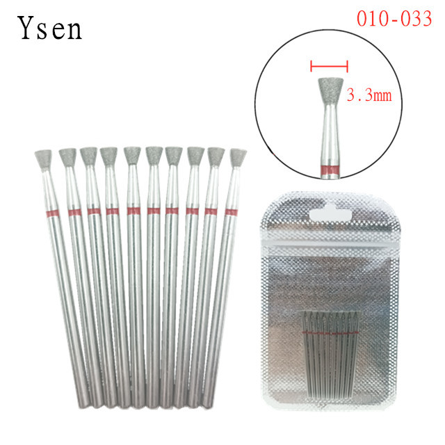 10pcsSet Diamond Nail Drill Bit Artery Electric Cutters For Pedicure Manicure Files Cuticle Burr Nail Tools Accessories