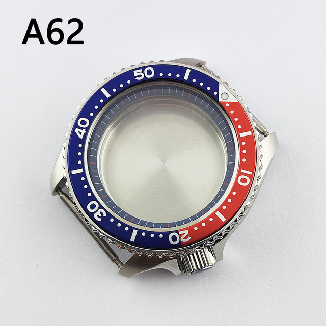 41.5mm NH35 NH36 case, watch accessories, stainless steel plated sapphire glass suitable for NH35 NH36 movement