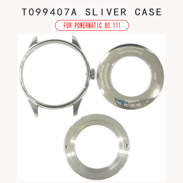 New Watch Back Cover Sapphire Glass Mirror Repair Parts Stainless Steel For T035627A/T099407A/T120407A/T100417A