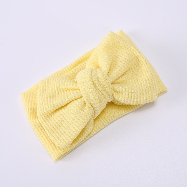 Baby Headband Toddler Hair Accessories Headwear Baby Headband For Baby Bowknot Turban Children's Elastic Knit