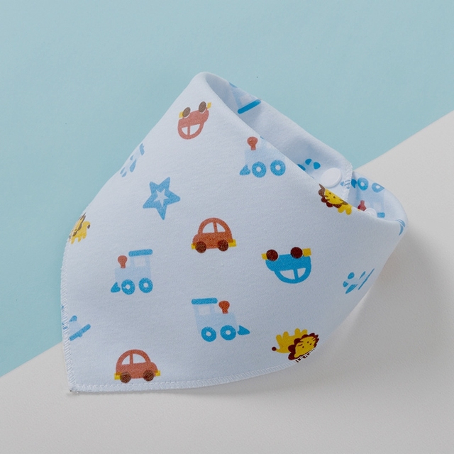 1pc Newborn Saliva Towel Gauze Baby Towels Boys Girls Bandana Bibs Kids Cute Feeding Apron Infant Cartoon Drooping Burp Cloths