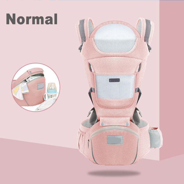Baby Carrier for 0-48 Months Comfortable Baby Carrier for Newborn Baby Hipseat Seat Kangaroo Wrap Sling Hipseat Waist Stool Backpack