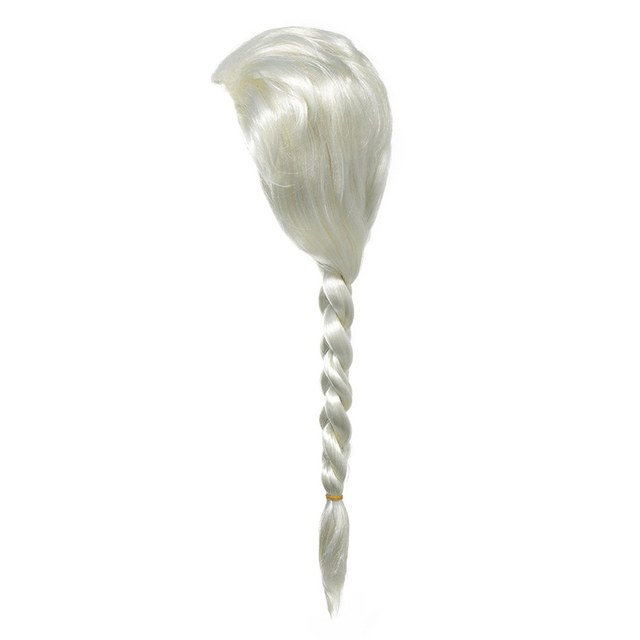 Frozen Wig Princess Braid Elsa Cosplay Accessories Unicorn Snow White Melida Descendant of Moana Tinker Bell Wigs Rapunzel