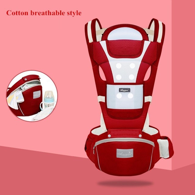 Comfortable Newborn Baby Carrier For Infant Toddler Hipseat Backpack Sling Front Facing Travel Kangaroo Baby Carrier for 0-36 Months Baby