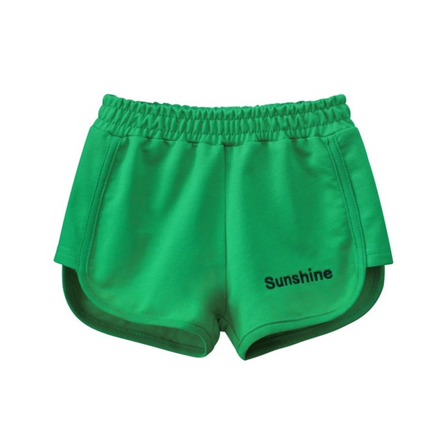 Children Short Pants Sport Fashion Kids Clothes Cotton Beachwear Girl Shorts Fashion Elastic Waist Summer Trunks for 2-10 Years