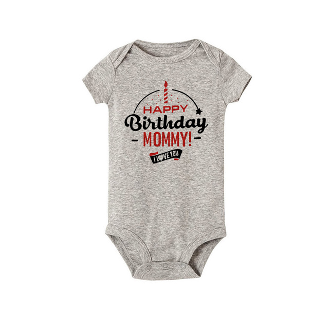 2021 Funny Happy Father's Day Mother Grandma Grandpa Baby Bodysuit Newborn Boys Girls Summer Short Sleeve Casual Wear