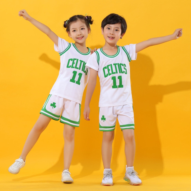 Baby boy basketball uniform outdoor sportswear 3-12 years old girls youth short suit summer children designer clothes set