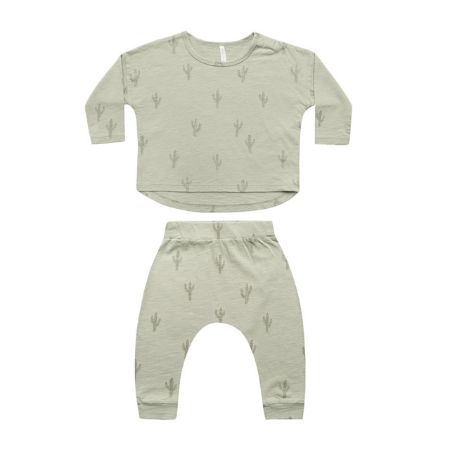 New Autumn Winter New Born Boys Pajamas Suit Sweatshirt + Pants 2pcs/set Infant Cotton Clothes for Baby Girls Boys