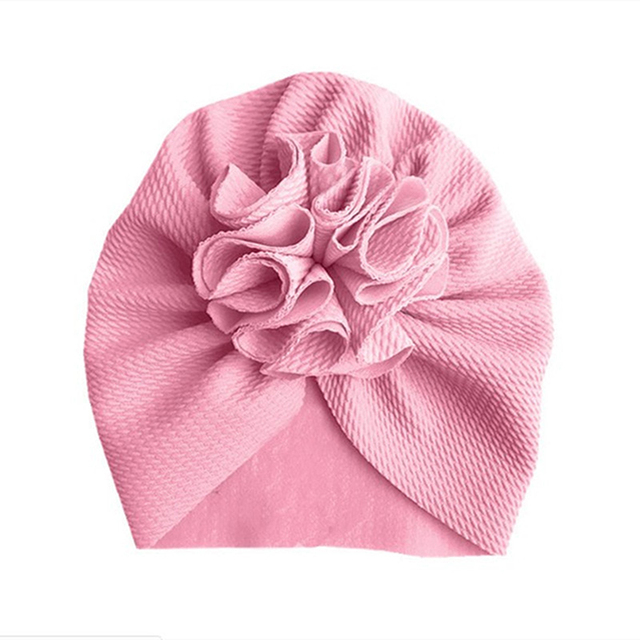 Baby Headbands Baby Headwear Toddler Flower Turban Hats Babe Caps Elastic Kids Bonnet Hair Accessories