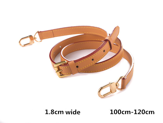 Bag Strap 100% Genuine Leather Strap for Designer Brand Shoulder Messenger Bag Strap Oxidation Cowhide Bag Accessory Parts