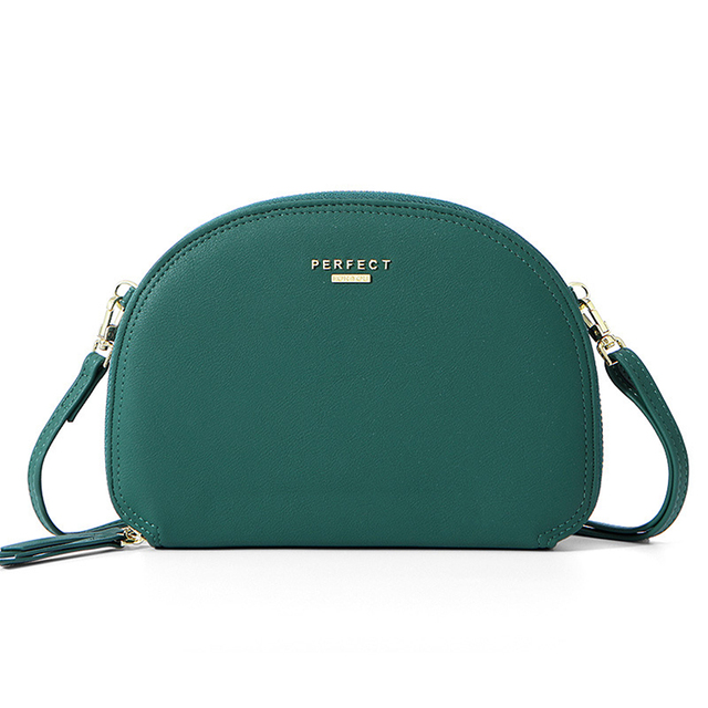 Women Crossbody Bag Fashion Semicircle Saddle Solid Color All-match Comfortable Shoulder Bags For Female Designer Handbags