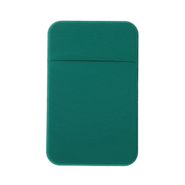 Mobile Phone Wallet Credit Card Holder Pocket Stick On Flexible Adhesive Tool