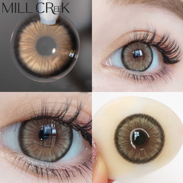 Myopia Degree Contact Lens Big Black Eyes Colored Contact Lenses Prescription Contact Lenses Natural Cosmetics Dioptra Eye Yearly Use 2pcs/pair