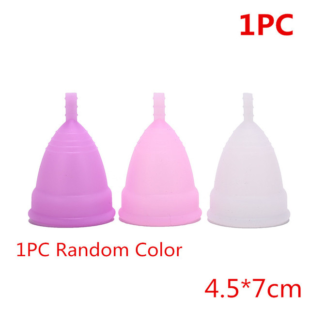 1pc Medical Silicone Menstrual Cup Feminine Hygiene Menstrual Period Cup Lady Health Care Cup