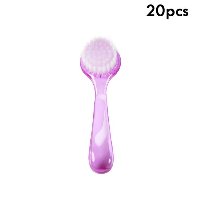 10/20/30/50pcs Plastic Nail Dust Cleaning Powder Brushes Removal Tools Dust Cleaner Nail Cleaning Brush Clean Tools Nail Brushes