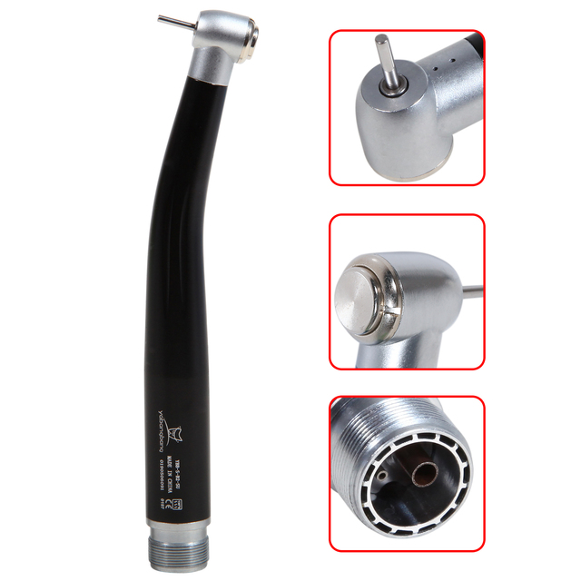 High Speed ​​Dental Handpiece, 2 or 4 Holes, Push Button, Standard Air Turbine, NSK Compatible Rotator/Cartridge