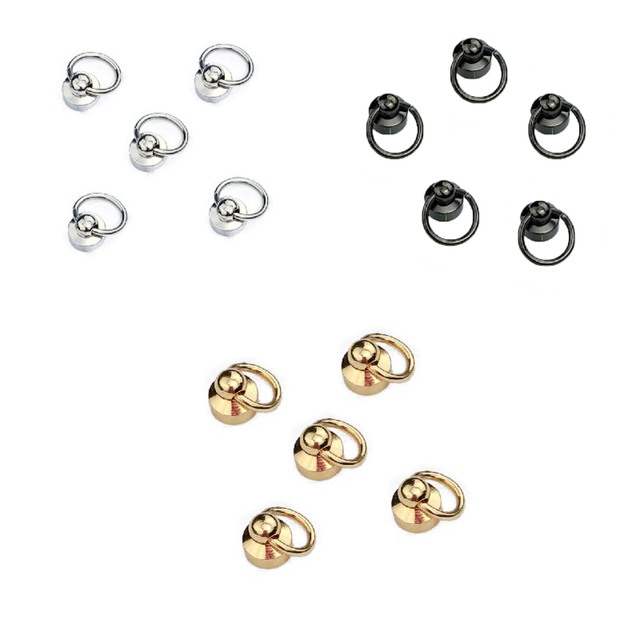 5pcs High Quality DIY Luggage Bag Buckle Tongs Snap Hook Ring with Screws for Custom DIY Bag and Phone Parts Craft Accessories