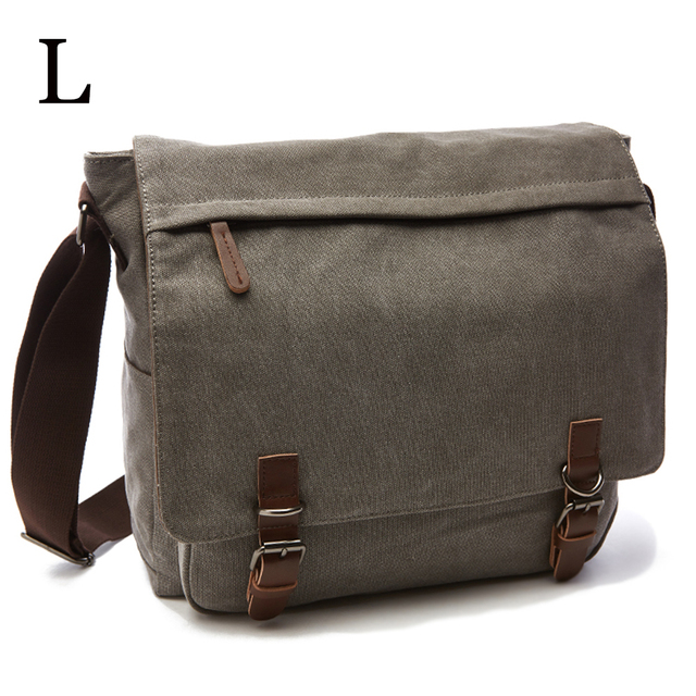 MARKROYAL - Men's Canvas Shoulder Bag, High Quality Laptop Shoulder Bag