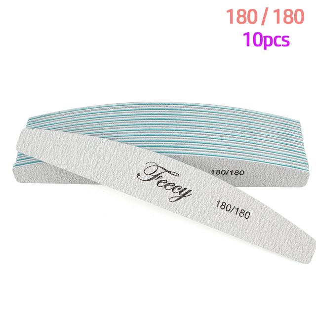 Nail File Buffer Double Side Of Nail File Buffer 100/180 Trimmer Lime Buffer In Nail Art Ongle Nail Art Tool