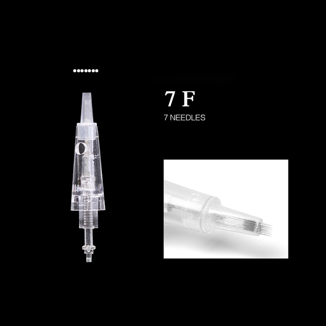 50pcs Disposable Cartridge Needles Permanent Makeup Bayonet Tattoo Gun 1RL/3RL/5RL for Eyebrow/Lip/Eyeliner Digital Machine