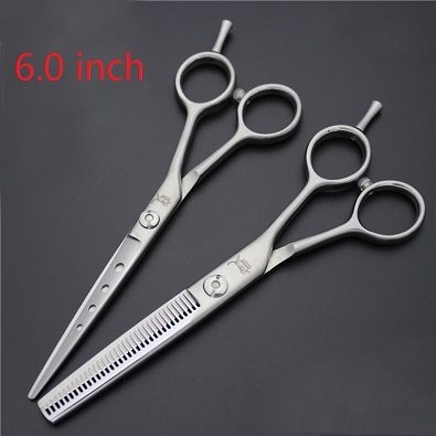 4.5 & 5.0 & 5.5 & 6.0 & 6.5 inch cutting thinning set hair scissors high quality professional hairdressing scissors salons hairdressing shears