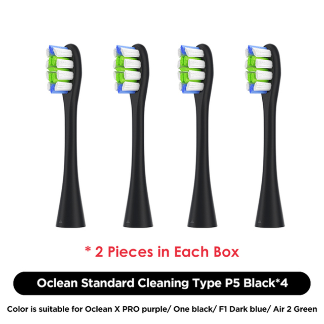 Oclean X Pro Elite/X Pro/F1/Air 2/One 2/4pcs Replacement Brush Heads for Electric Toothbrush Deep Cleaning Toothbrush Heads