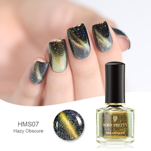 Chameleon Magnetic Nail Polish 6ml 3D Cat Eye Glitter Varnish Magnet Nail Art Varnish Black Base Necessary Maquiagem Cosmetic Cheap