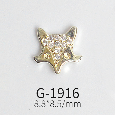 Japanese New Style Nail Art Zircon Jewelry Perfume Bottle Five-pointed Star Zircon Simple Style Real Gold Color Protection