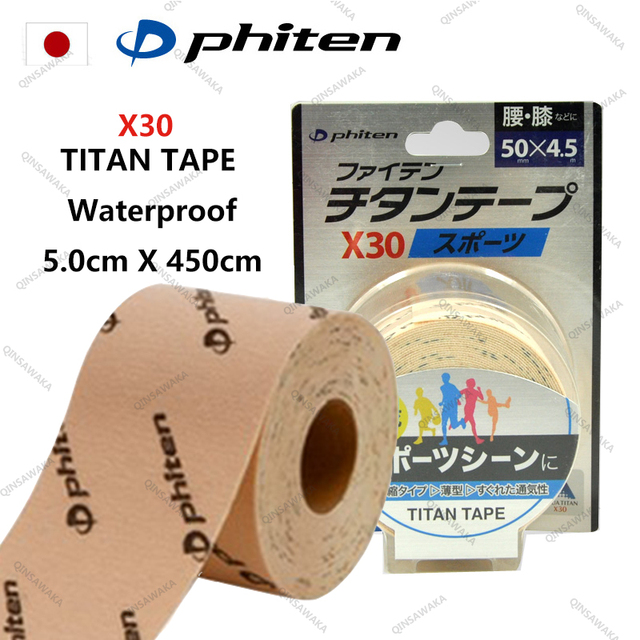 Viten Energy X30 Tape, Made in Japan, Waterproof, Carbonized, Stretchable, 5cm x 450cm