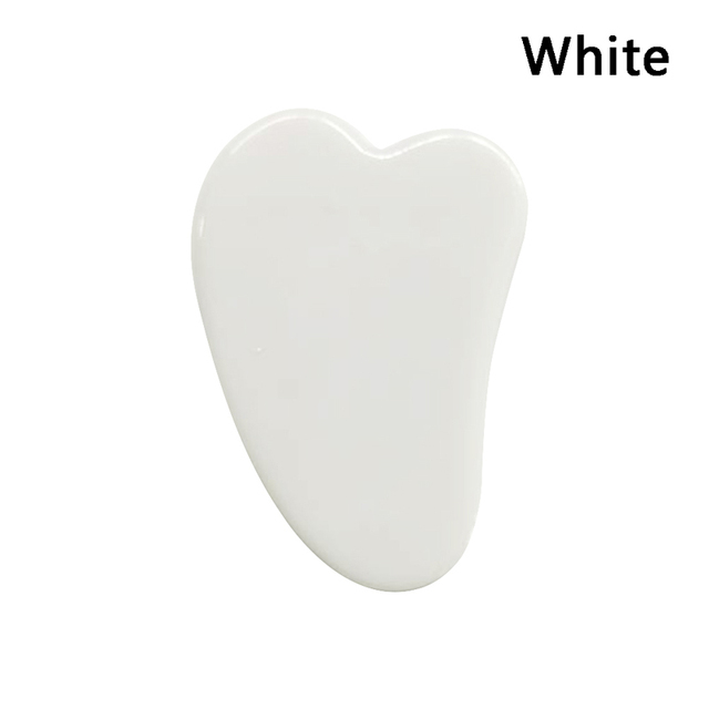 1pc Natural Jade Gua Sha Scraper for Face Neck Skin Lifting Wrinkle Remover Beauty Care Massage Pink Quartz Jade Guasha Board