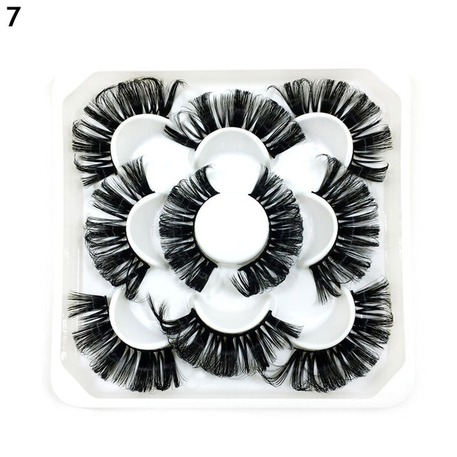 Lashes DD Curl 23-28mm Russian Volume Mink Lashes 3D Mink Eyelashes Lashes Reusable Fluffy False Lashes Russian