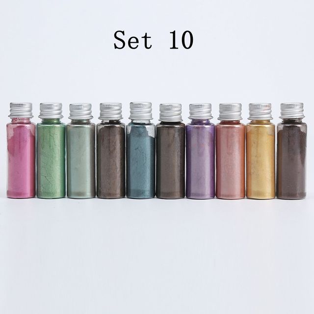 10/30 Color Cosmetic Grade Pearlescent Natural Mica Powder Mineral Epoxy Resin Dye Pearl Pigment For DIY Jewelry Crafts Making New