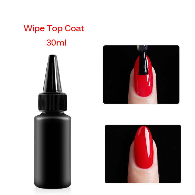 MSHARE Tempered Top Coat Matte Tops For Nails Mat Matte Gel Polish Semi Permanent UV Varnish