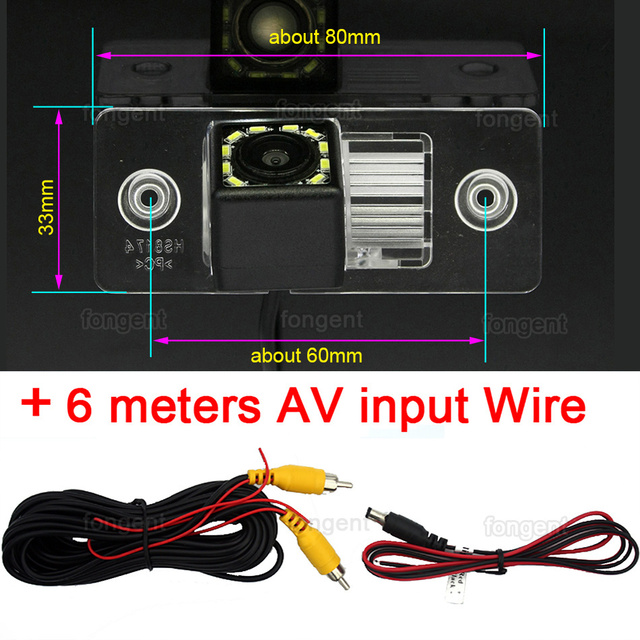 Car Reversing Camera For Volkswagen Tiguan Santana Touareg polo passat golf scirocco jetta bora mk4 2010 2009 2008 2007 2006 2005