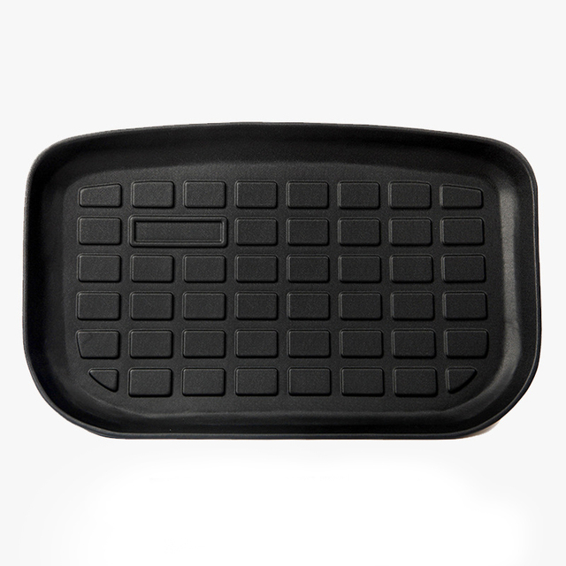 Full sets plain TPE rubber trunk frank mat for Model Y Tesla Model 3 2021-2022 2018-2020 cargo liners cargo tray car boot mats