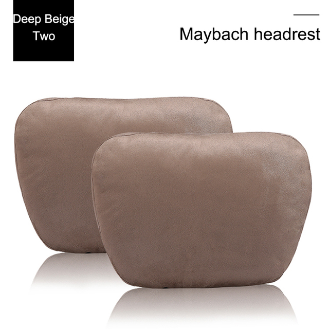 Super Comfortable Soft Universal Adjustable Car Pillow Neck Pillow Waist Pillow Headrest Support Seat / Maybach Design S Class