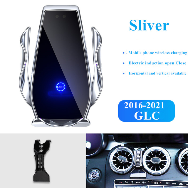 For Mercedes-Benz Car Phone Kickstand Holder Wireless Charger 360 Navigation Bracket Support GPS CLA CLS GLA GLB GLC GLE GLS Vito