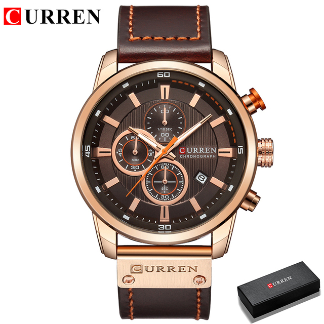 CURREN Fashion Date Quartz Men Watches Luxury Brand Male Chronograph Watch Sport Mens Wrist Watch Hodinky Relogio Masculino