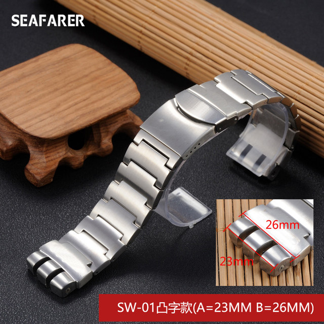 Men's/Women's watch band, stainless steel, water resistant, stainless steel, for YCS, ace, YGS, IRONY