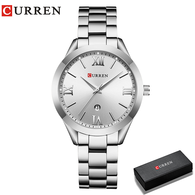 CURREN Gold Watch Women Watches Ladies 9007 Steel Women's Wrist Watches Female Clock Relogio Feminino Montre Femme