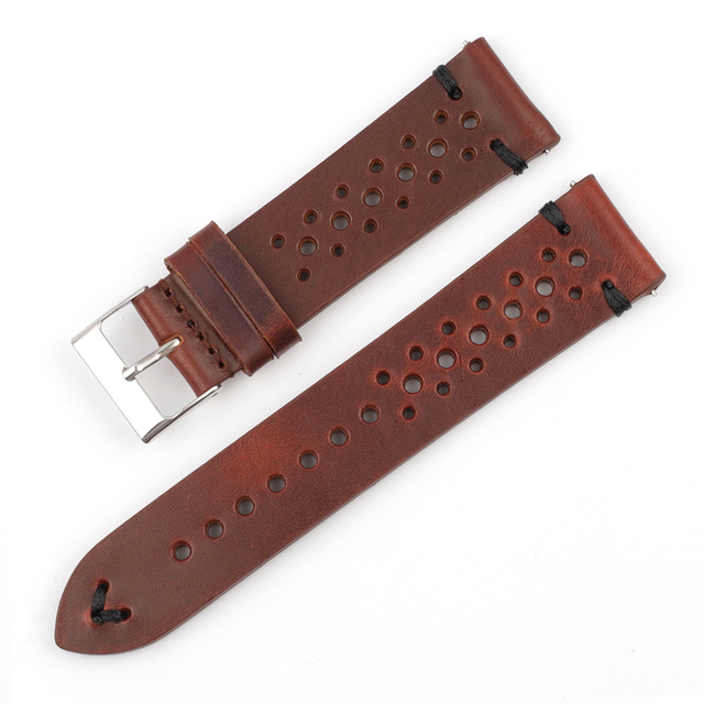 Onthelevel Leather Watch Strap 18mm 20mm 22mm 24mm Gray Color Watch Band Quick Release Watch Straps Replacement