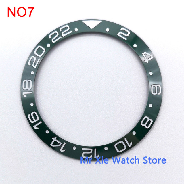 38mm watch strap high quality ceramic bezel insert for 40mm watch case accessories inner diameter 30.5mm