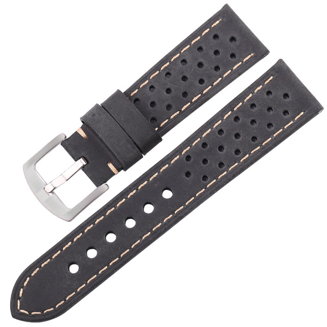 Cowhide Watches 20mm 22mm Genuine Leather Vintage Wrist Strap Strap For Samsung Galaxy Watch 46mm Bracelet