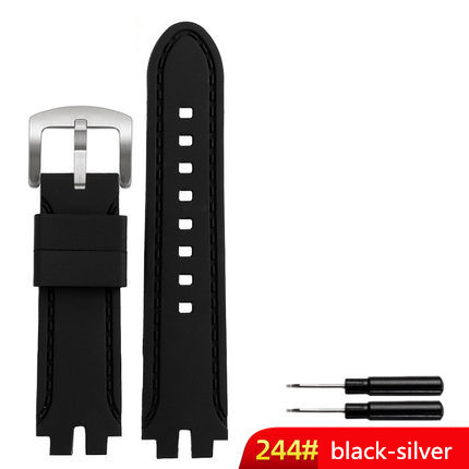 Soft Silicone Watchband for C-Casio PRG-300 330 PRW-3000 PRW-3100 PRW-6000 PRW-6100 Watch Band Black Rubber Watch Strap Bracelet