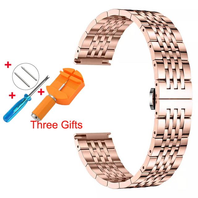 Top Quality 316L Stainless Steel Universal Watch Strap 10mm 12mm 14mm 16mm 18mm 20mm 22mm 24mm Watch Band for Smart Watch