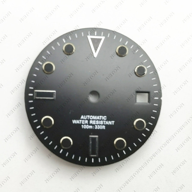 Niton 28.5mm Luminous Sterile Dial Watch Fit NH35 ETA 2824 2836 Miyota 8215 821A Mingzhu DG 2813 3804 Seagull 1612 Movement